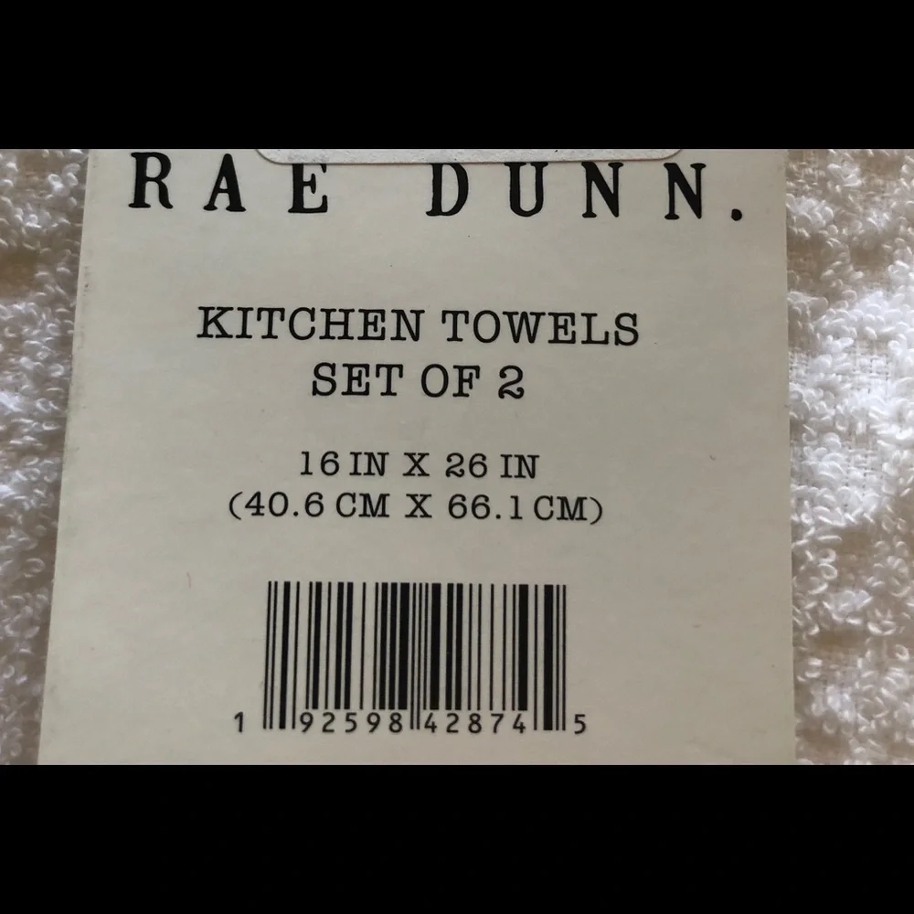 Rae Dunn kitchen towels